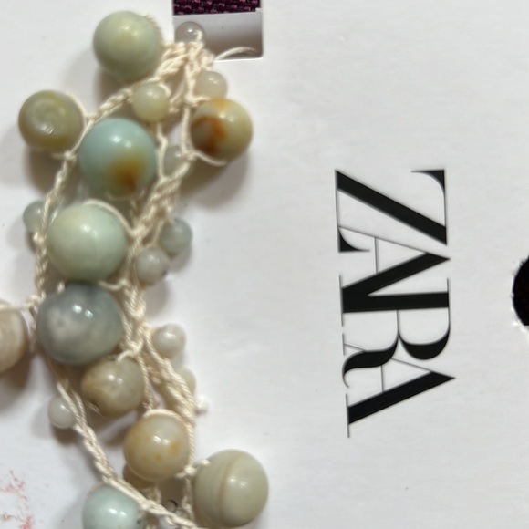 Zara Jewelry - ZARA Beautiful Boho Bamboo Beaded & Threaded Jade Colored Lucky Bracelet🔥🔥🔥